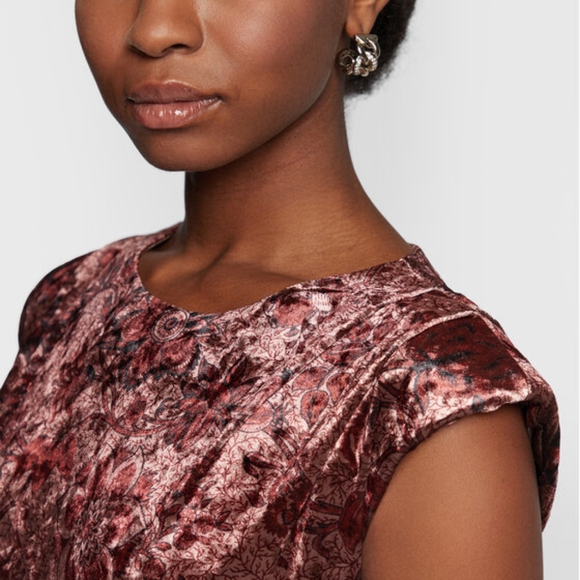 NWT Velvet Rushed Mini Dress‎ - Picture 3 of 9